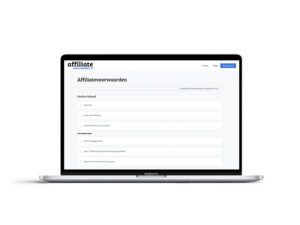 Affiliatevoorwaarden